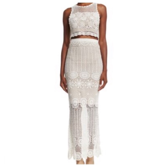 Alice + Olivia Dresses & Skirts - 🥂SOLD ALICE + OLIVIA Griselda Crochet Skirt